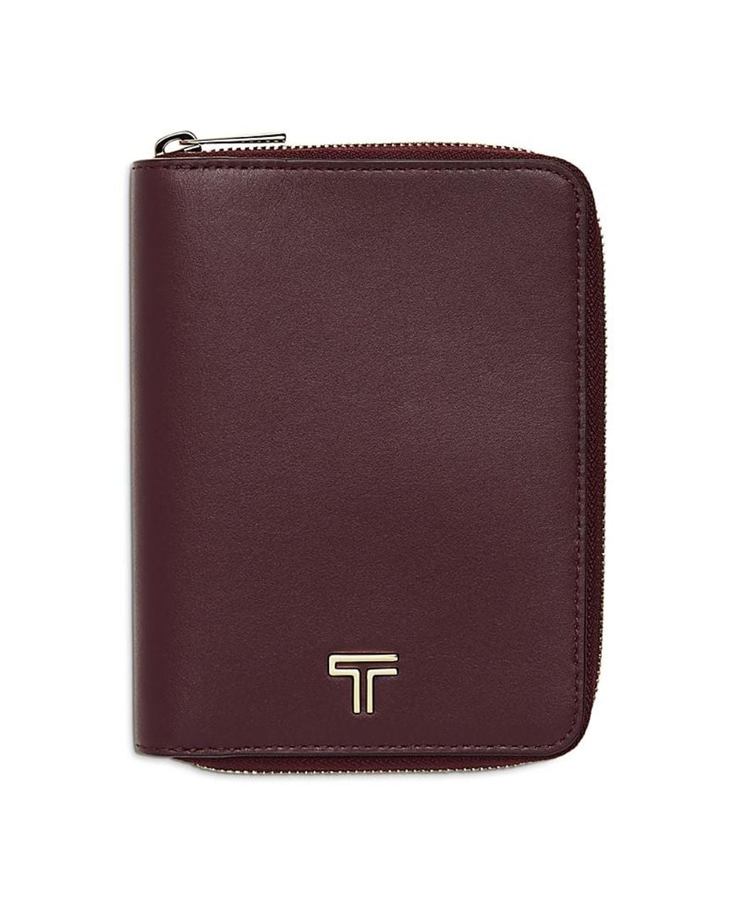Tumi Purple Belden Zip Around Passport Case