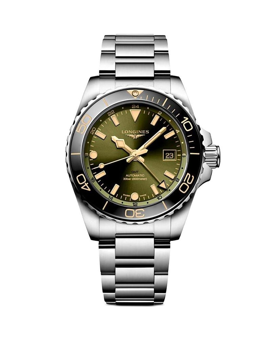 Longines Metallic Hydroconquest Watch, 41Mm for men