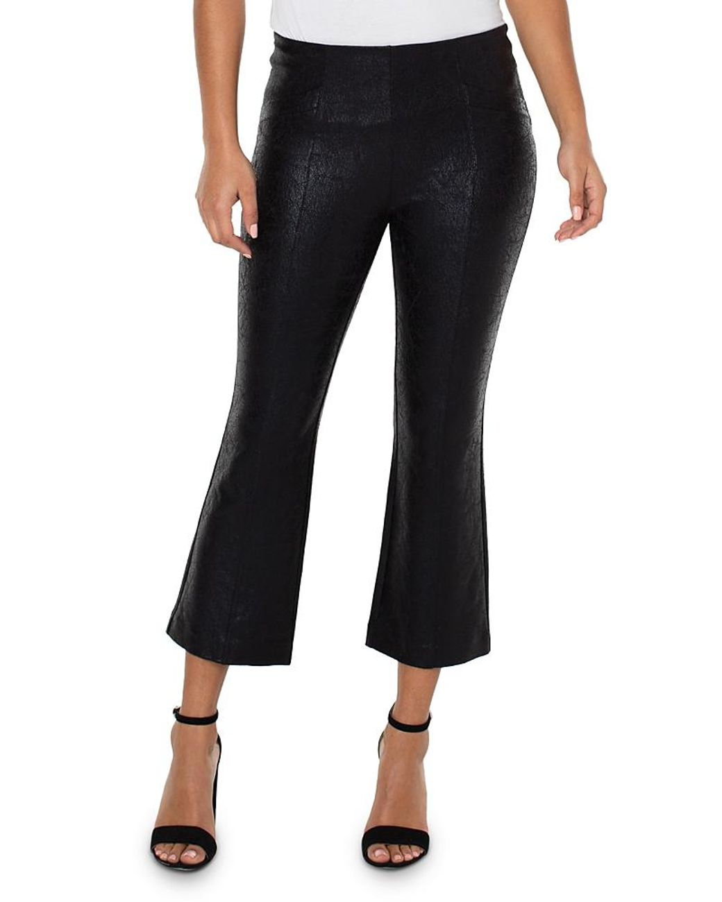LIVERPOOL STELLA KICK FLARE BLACK WITH WELT POCKETS main image 1