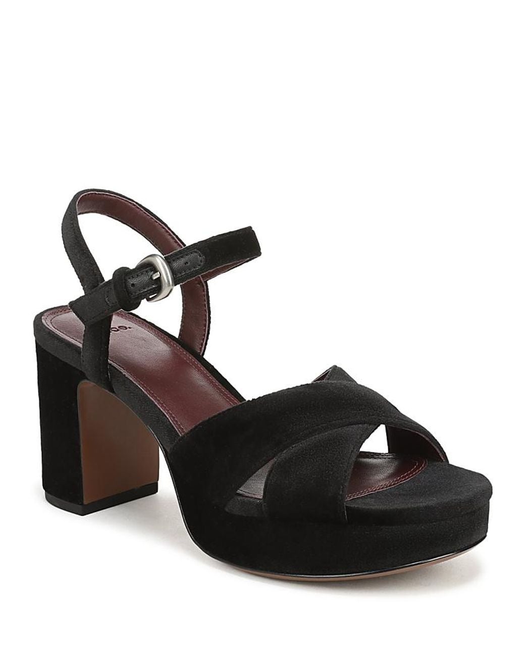 Vince Black Ericka Platform Sandals