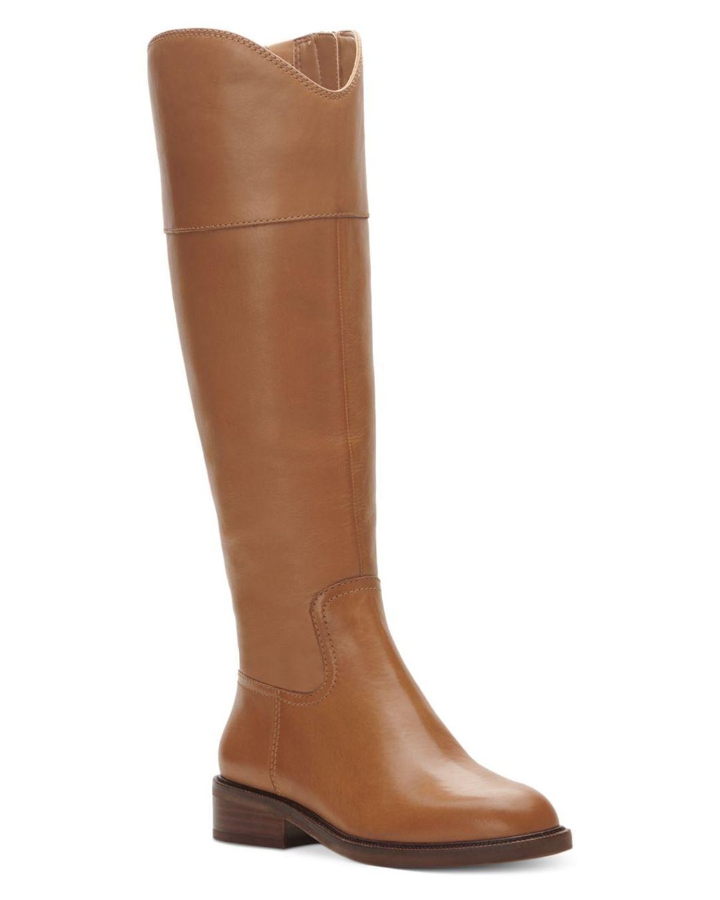 خيبة الامل موكب المالك  Vince Camuto Leather Alfella Knee High Riding Boots in Light Brown (Brown)  | Lyst
