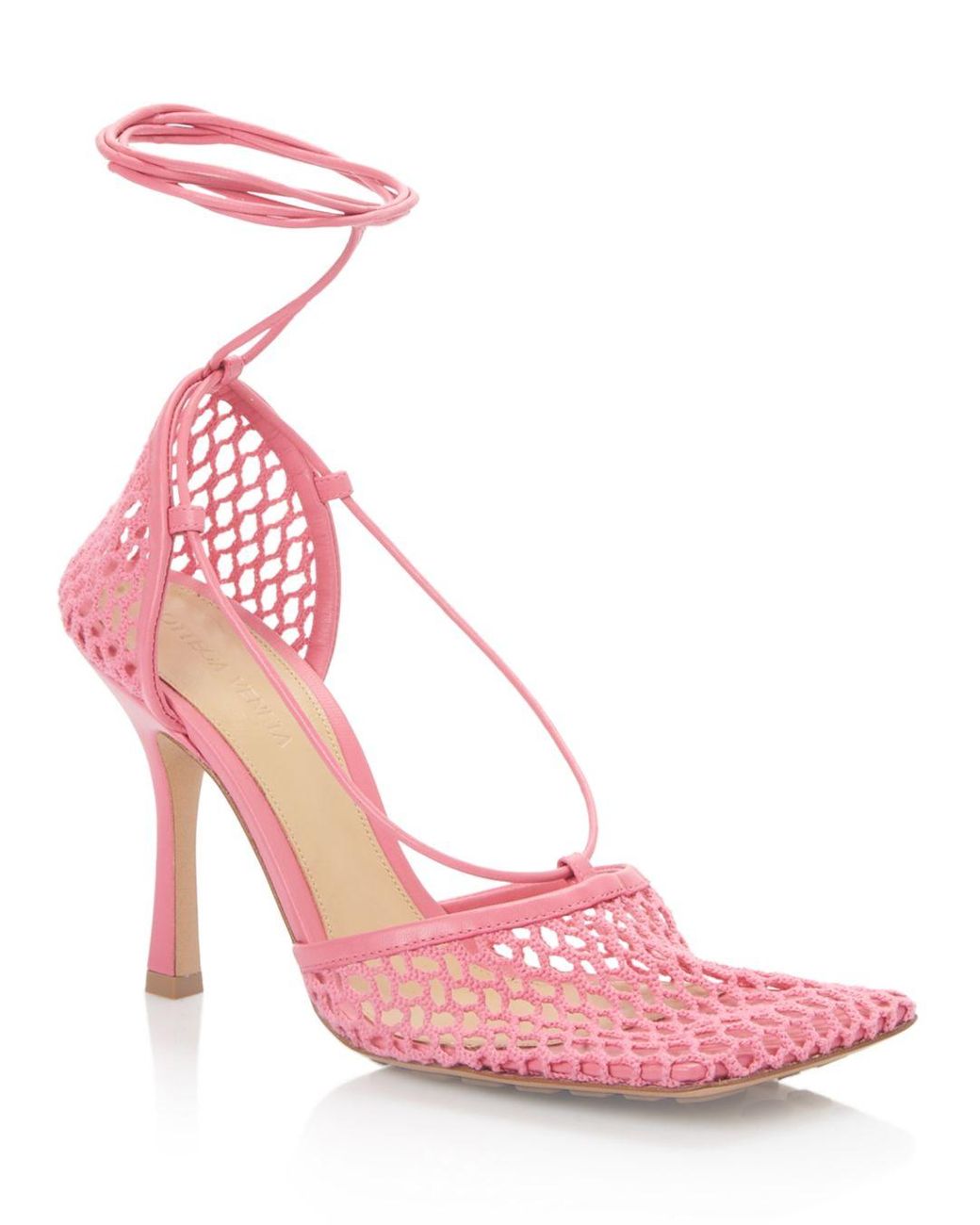bottega veneta pink sandals