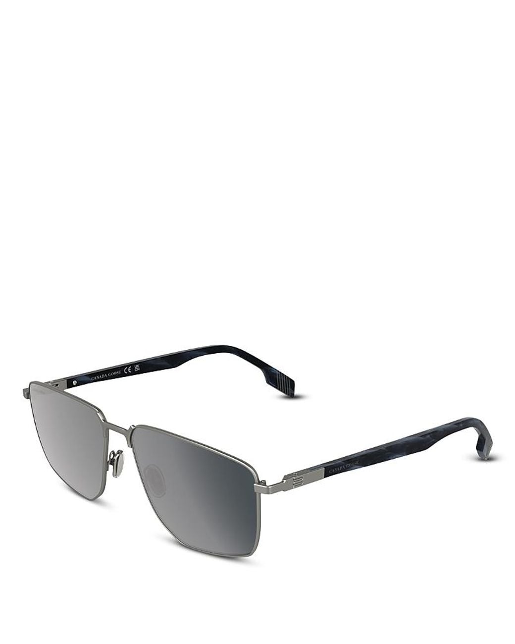 Canada Goose Metallic Barrel Hinge Evolution Pilot Sunglasses, 60Mm for men