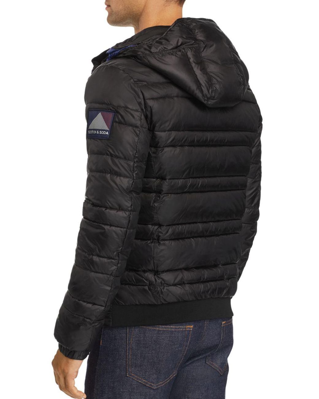 Scotch & Soda Quilted Primaloft® Puffer Jacket in Black for Men | Lyst