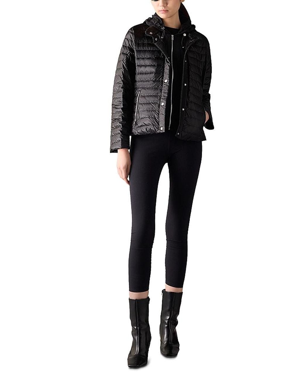 Moose Knuckles Black Cloud Walker Short Jacket
