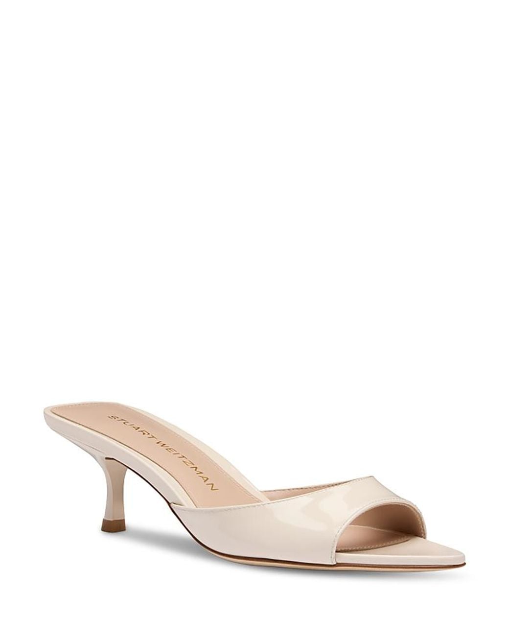 Stuart Weitzman Natural Lexington 50 Mules