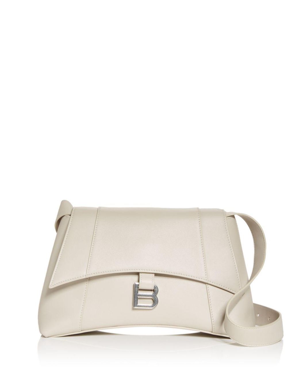 Balenciaga Downtown Shoulder Bag in Natural Lyst