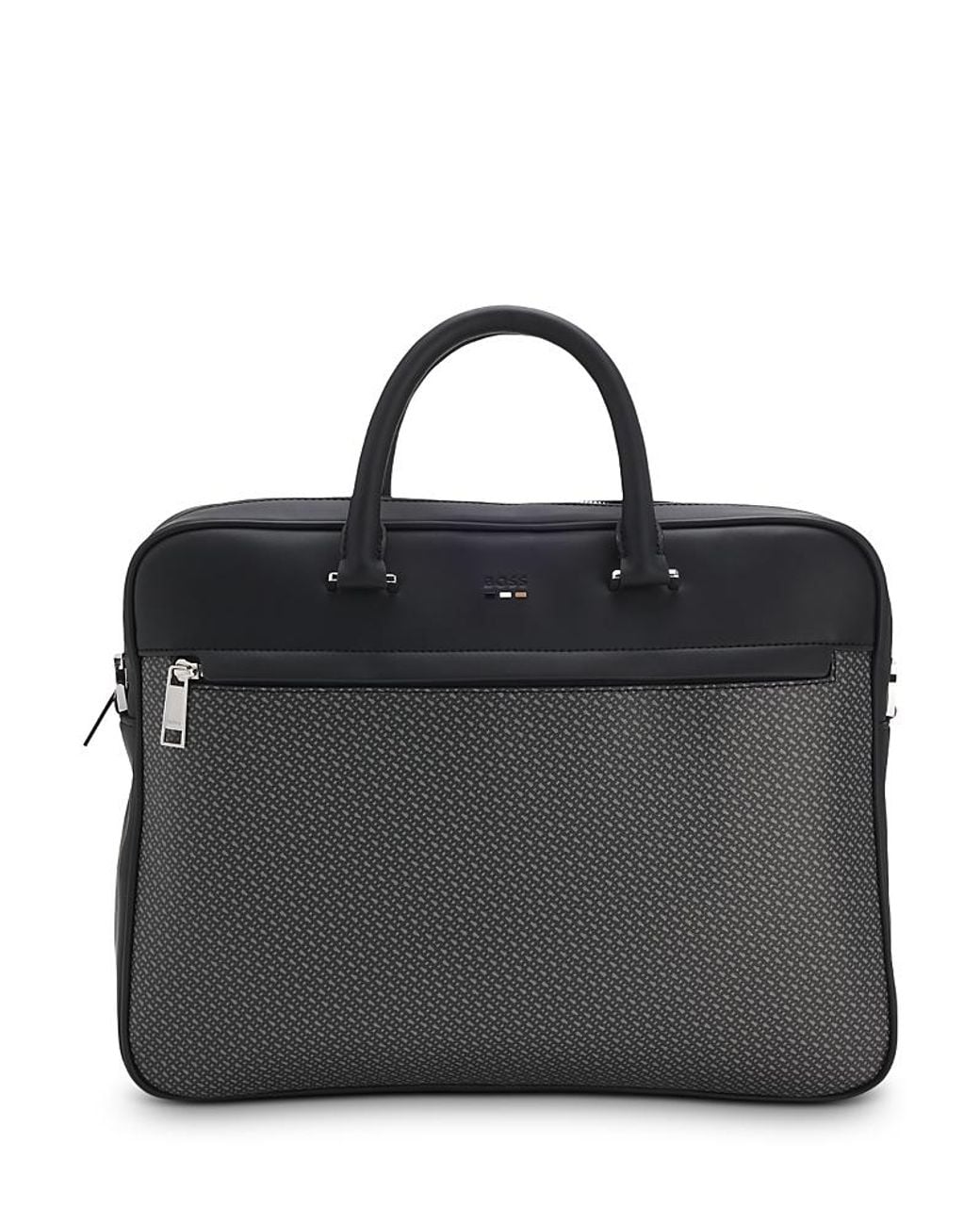 Boss Black Ray Mini Document Case for men