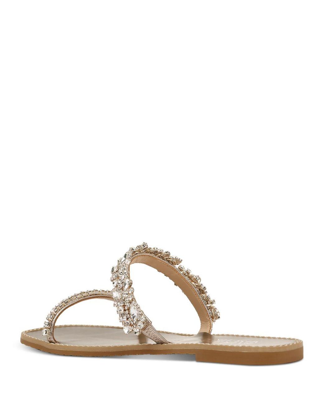 embellished slip on sandals