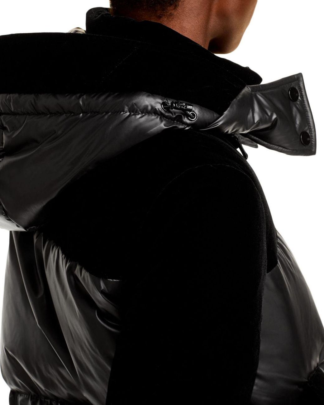 marc new york mixed media puffer coat