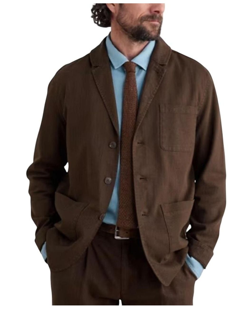 Seasalt Cornwall Brown Tollgate Jacket for men