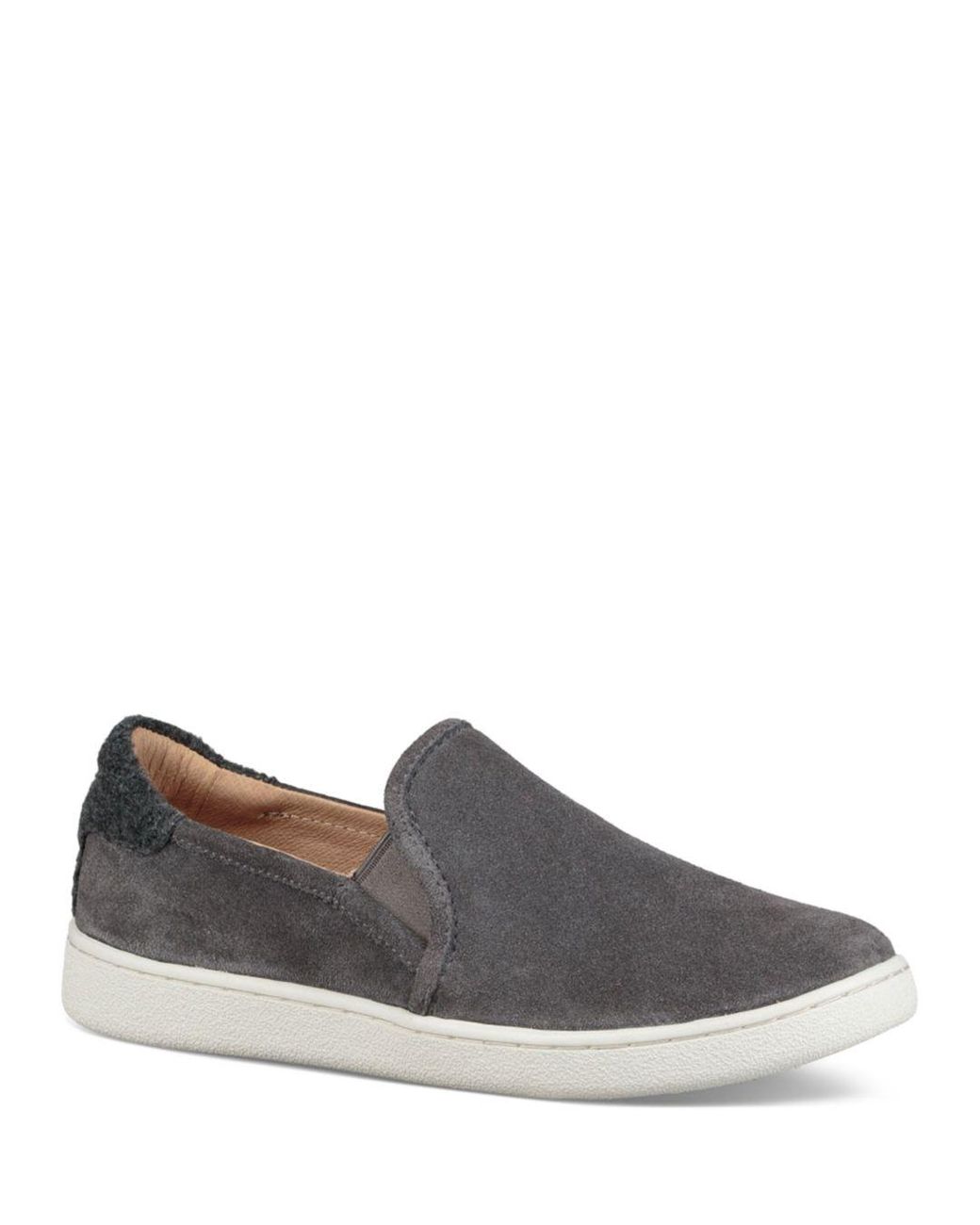 ugg suede slip ons
