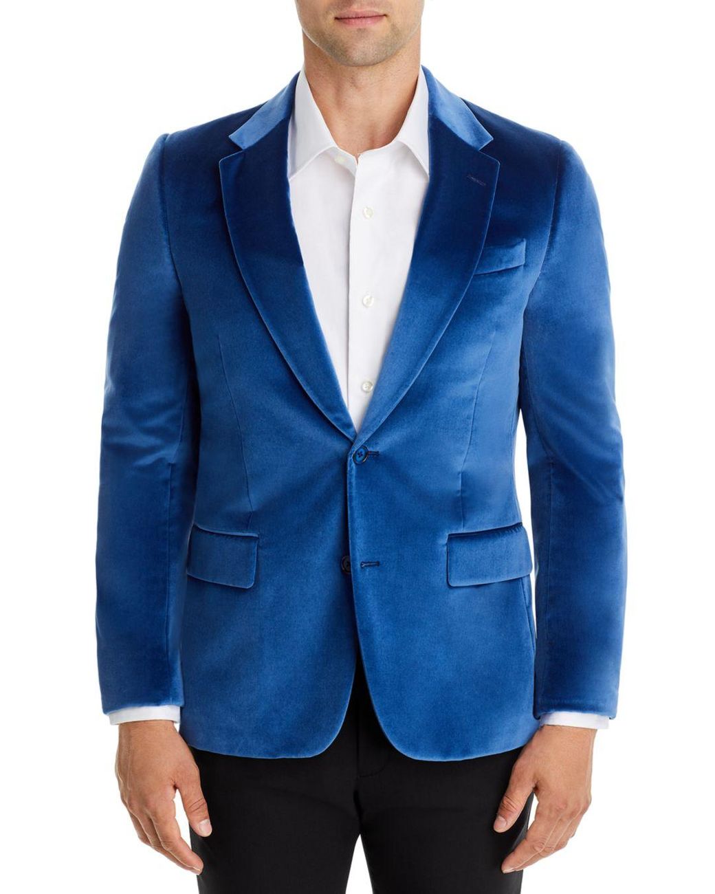 Paul Smith Soho Velvet Tailored Fit Sport Coat in Blue for Men | Lyst Canada