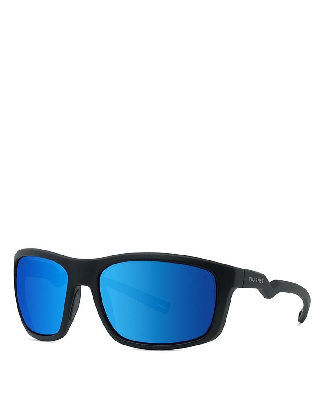 Vuarnet Blue Outdoor Racing Rectangular Sunglasses, 62Mm