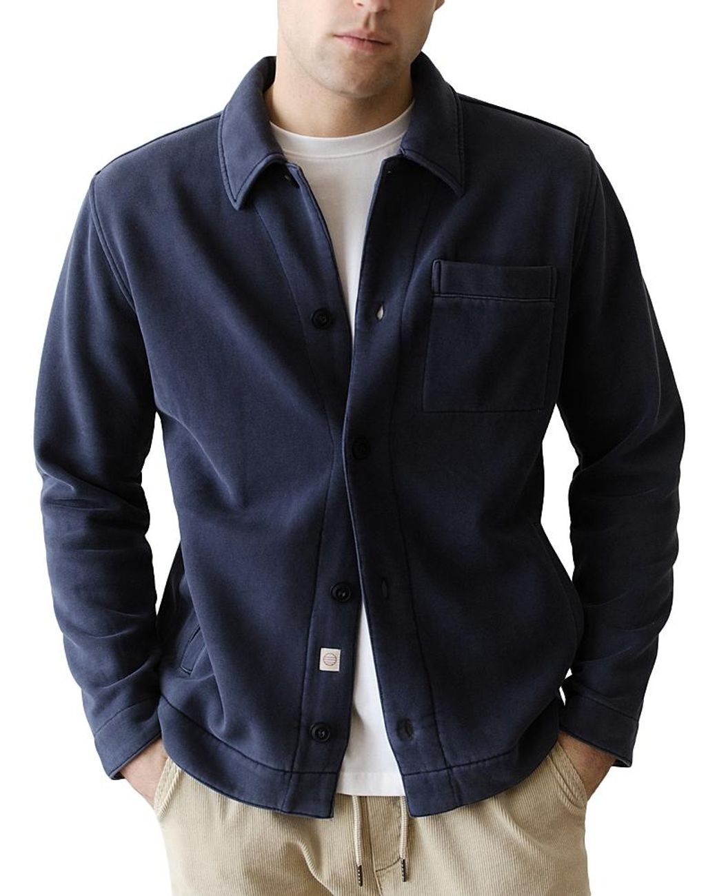 Marine Layer Blue Cloud Nine Overshirt for men