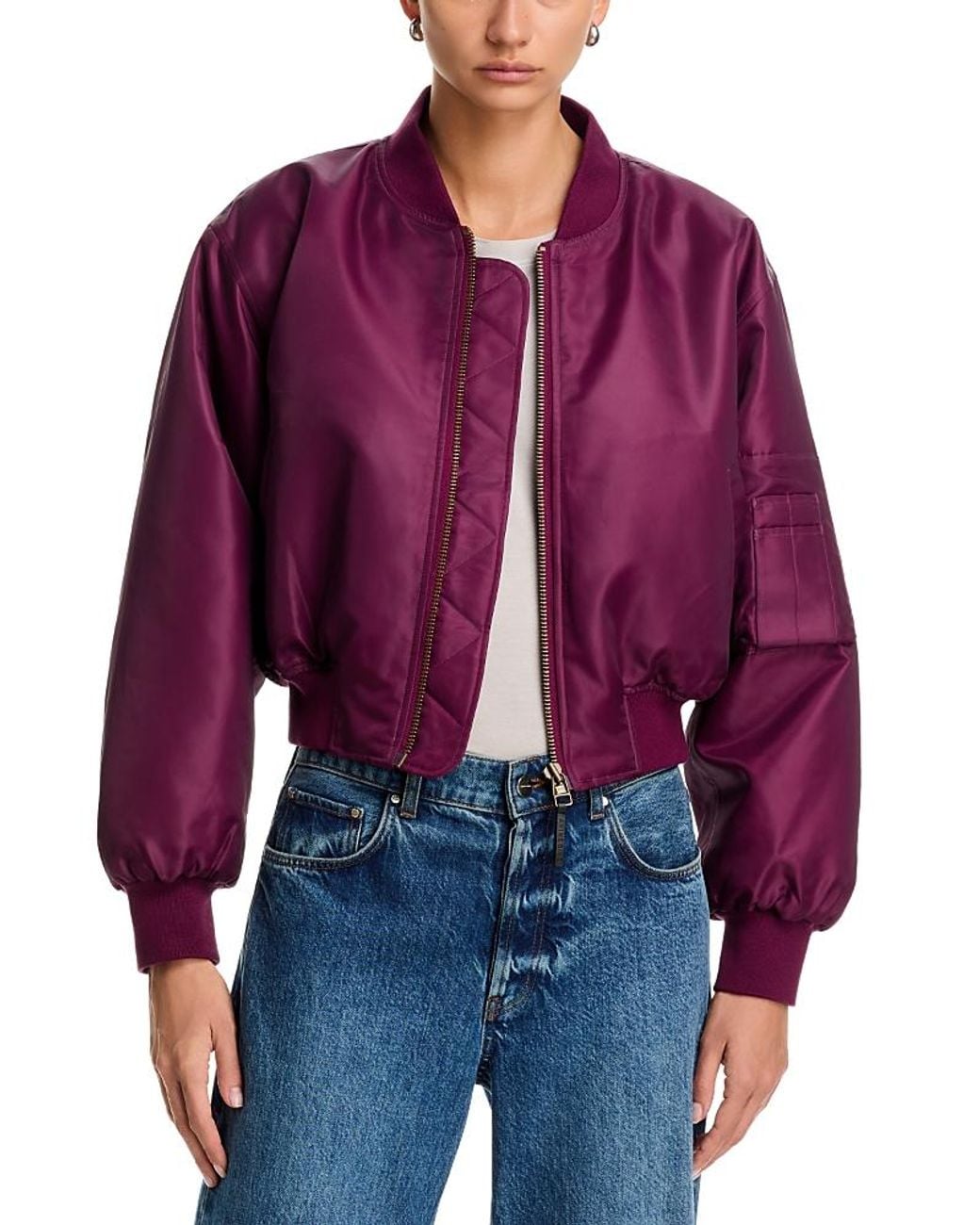Anine Bing Red Leon Bomber Jacket