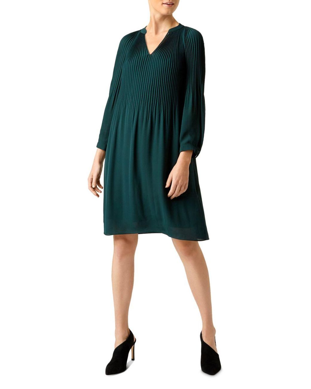 hobbs turquoise dress