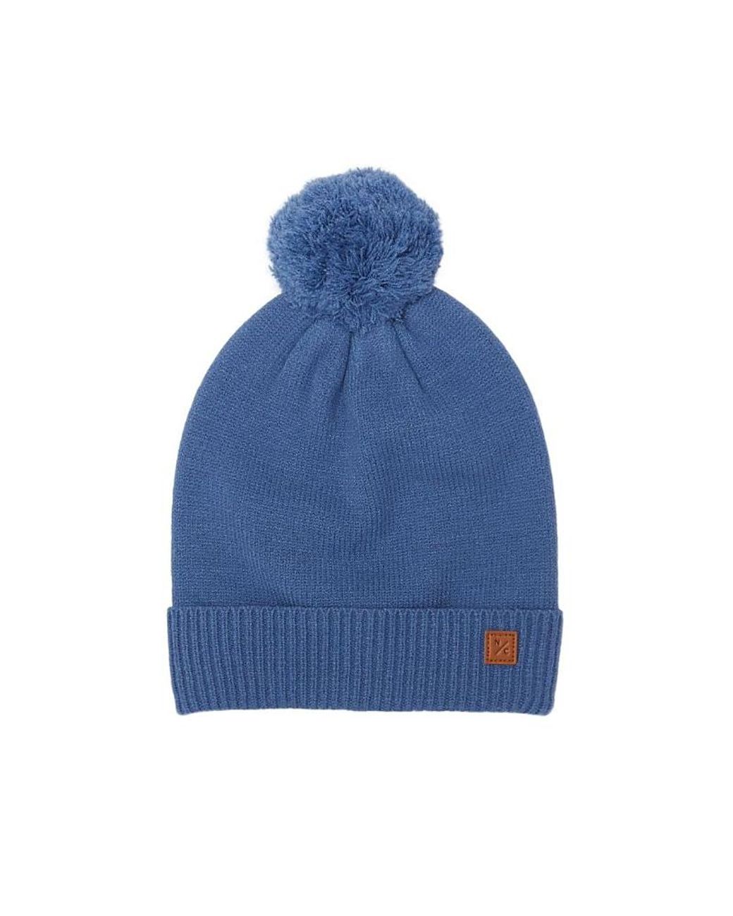 Northern Classics Blue Knit Pom Hat