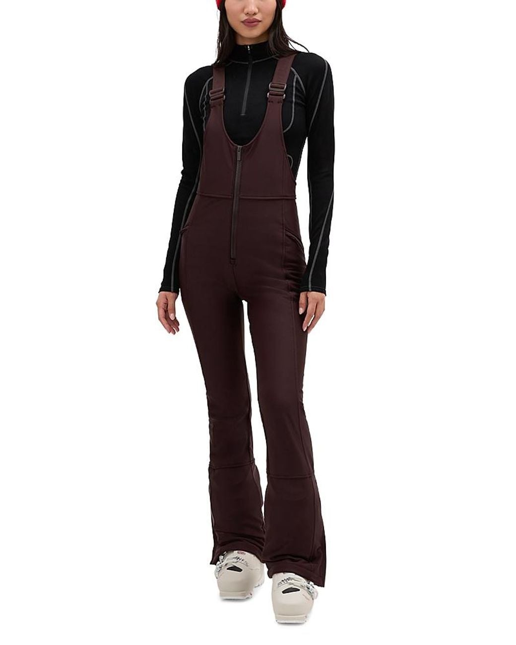 Halfdays Red Isabel Bib Pants