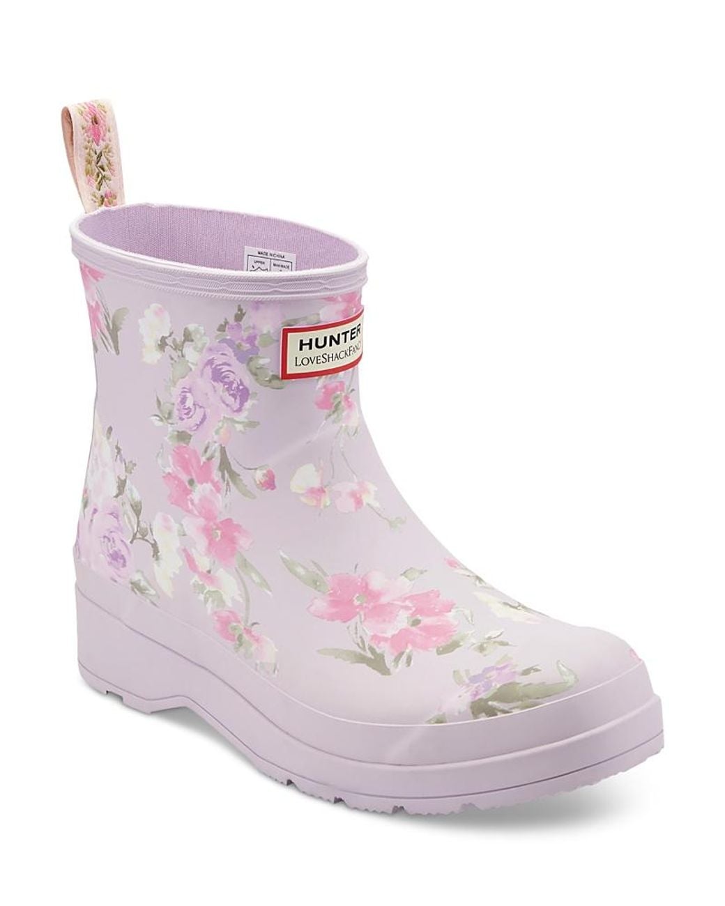Hunter Purple X Loveshackfancy Play Short Rain Booties
