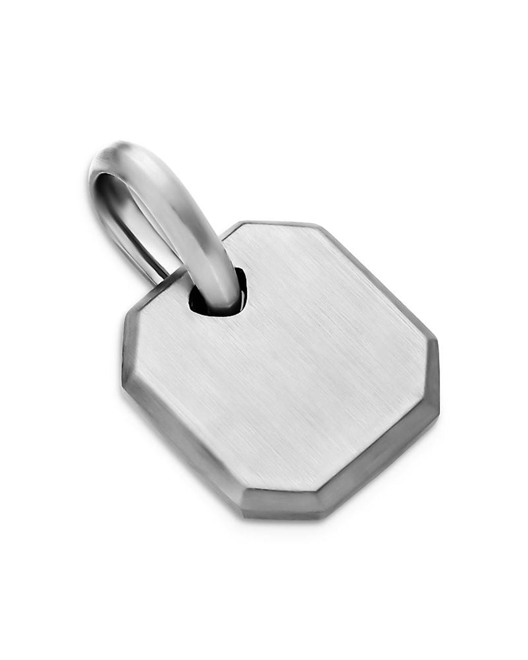 David Yurman Gray Octagonal Amulet for men
