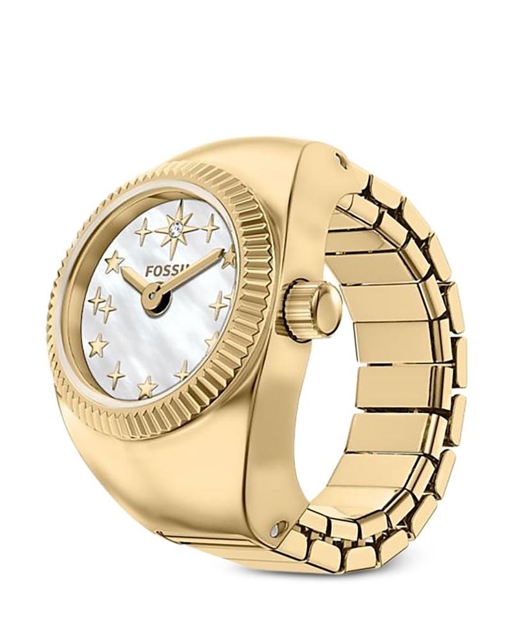 Fossil Metallic Watch Ring, 15Mm