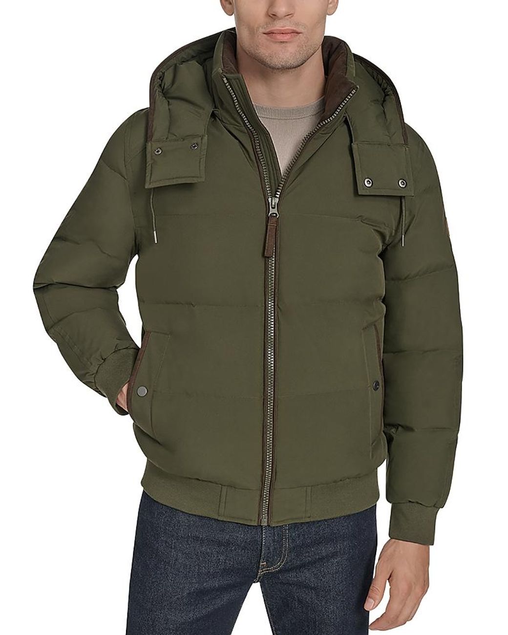 Andrew Marc Green Langham Bomber Jacket for men