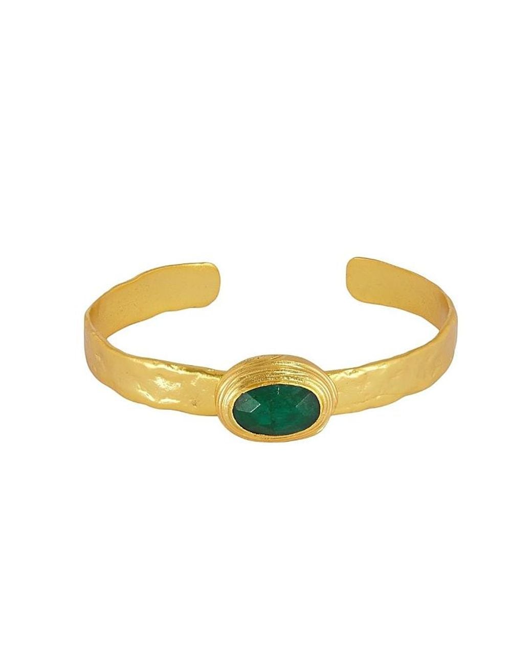 Ottoman Hands Yellow Cuff Bracelet