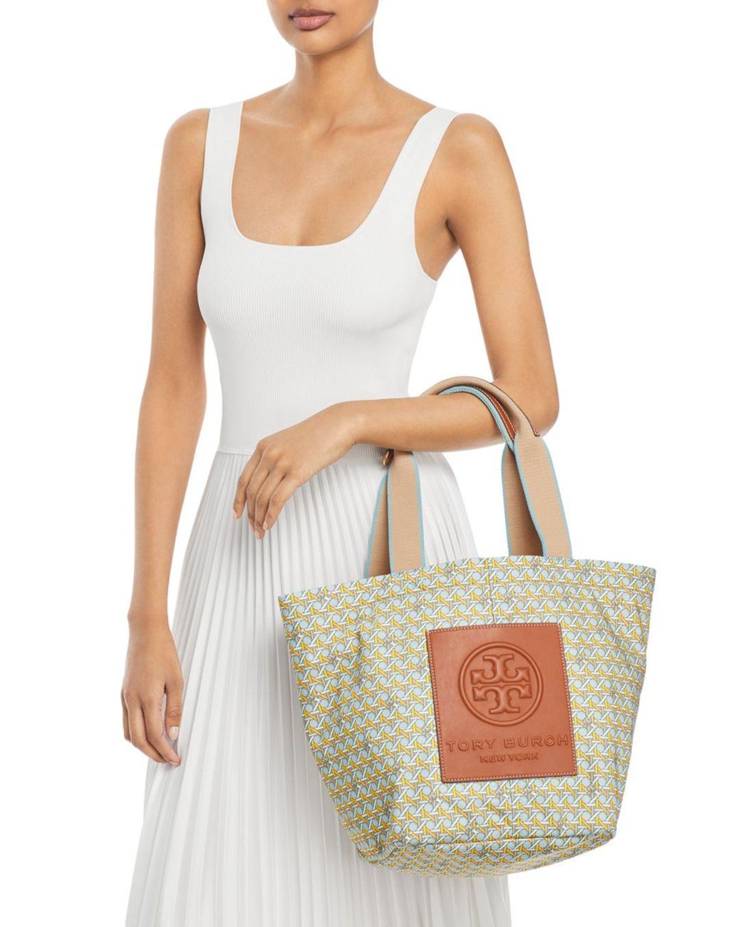 Tory Burch Printed Small Tote Bag | Lyst