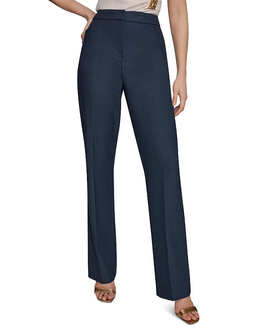 Donna Karan Blue Classic Pants