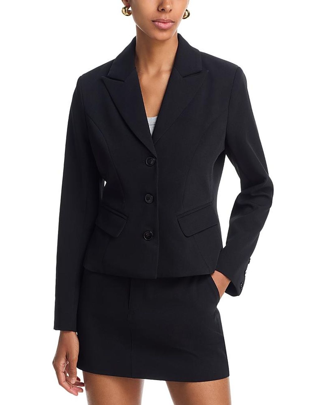 Aqua Blue Three Button Jacket