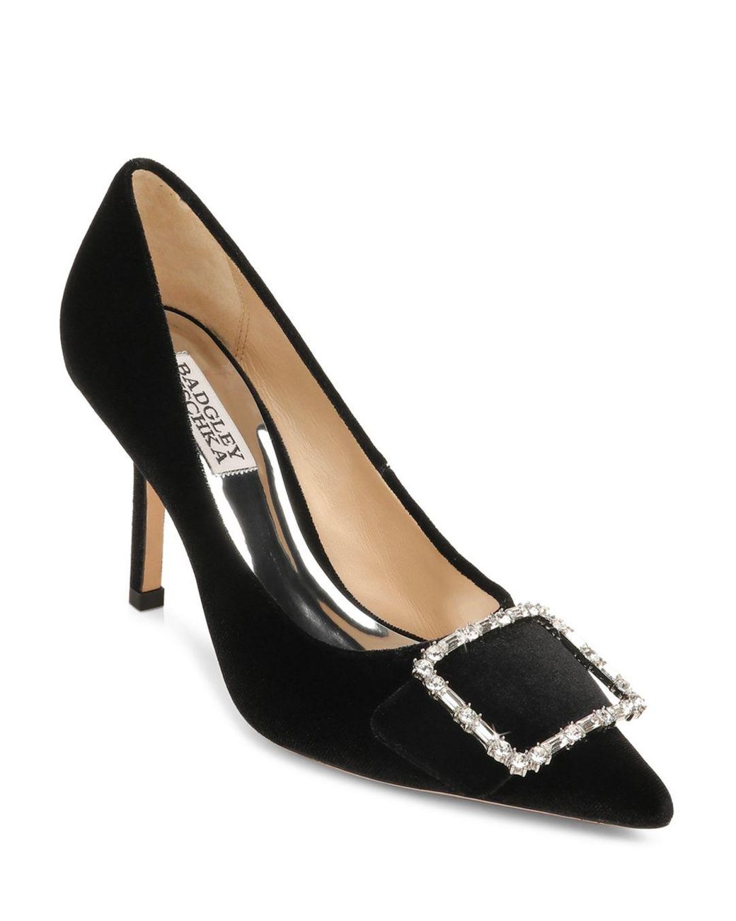 badgley mischka devi pointed toe pump