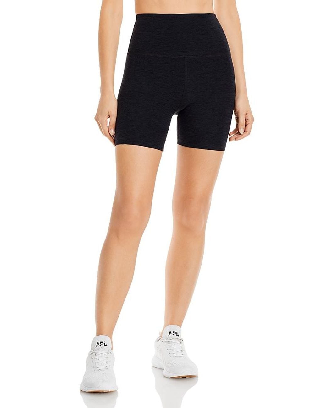 Beyond Yoga Blue Keep Pace Biker Shorts