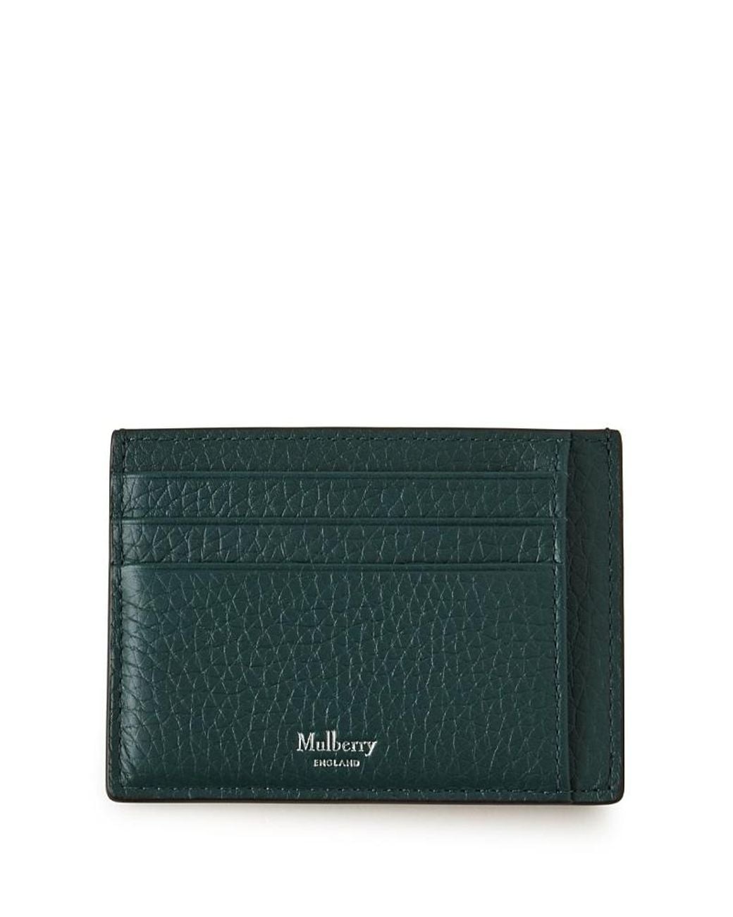 Mulberry Green Card Holder for men