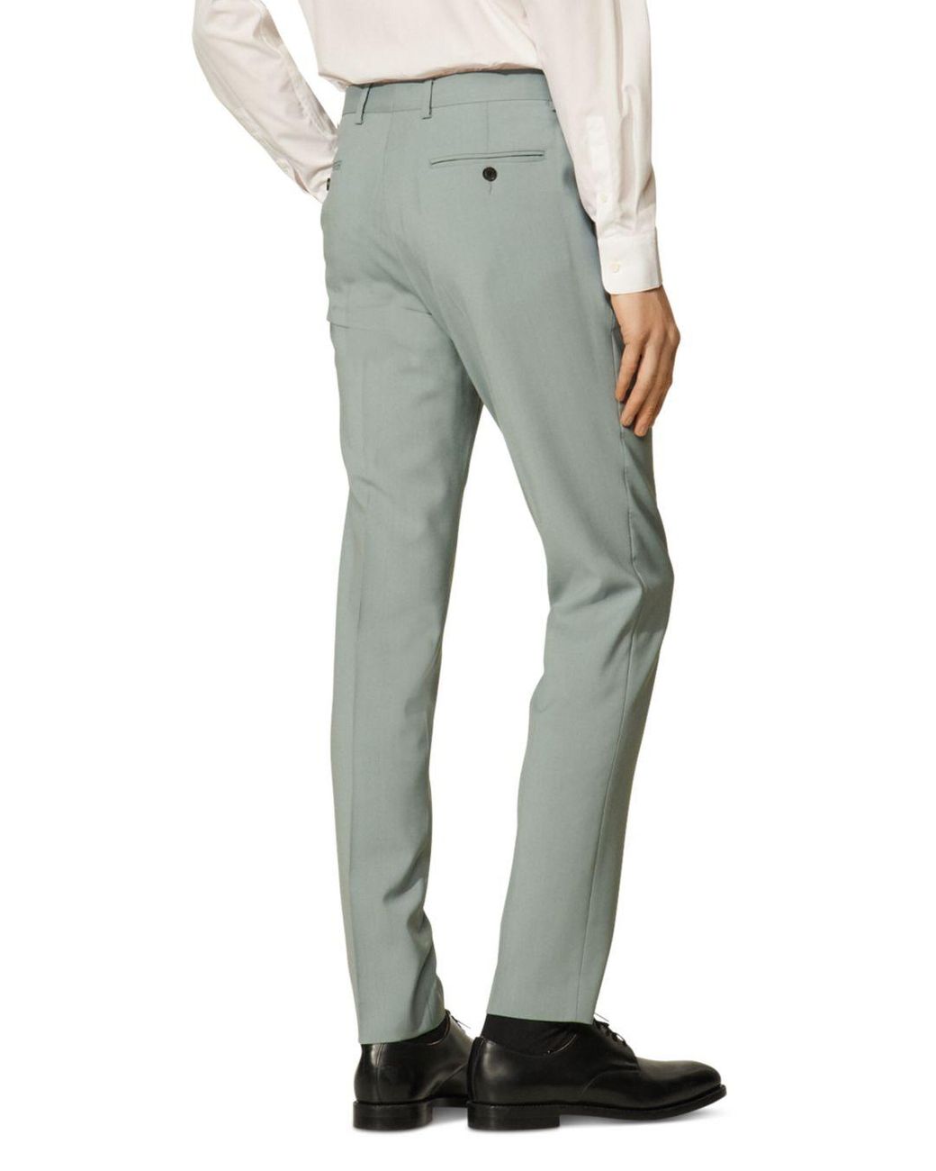 Mens Clothing Trousers Slacks and Chinos Formal trousers Sandro Stretch-wool Crepe Suit Pants in Blue for Men 