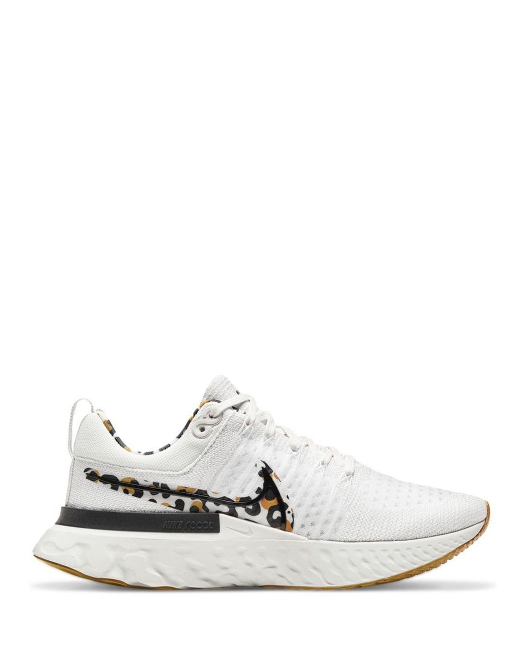 Brandewijn Geometrie Belegering Nike React Infinity Run Flyknit 2 Cheetah Print Accent Running Sneakers in  White | Lyst