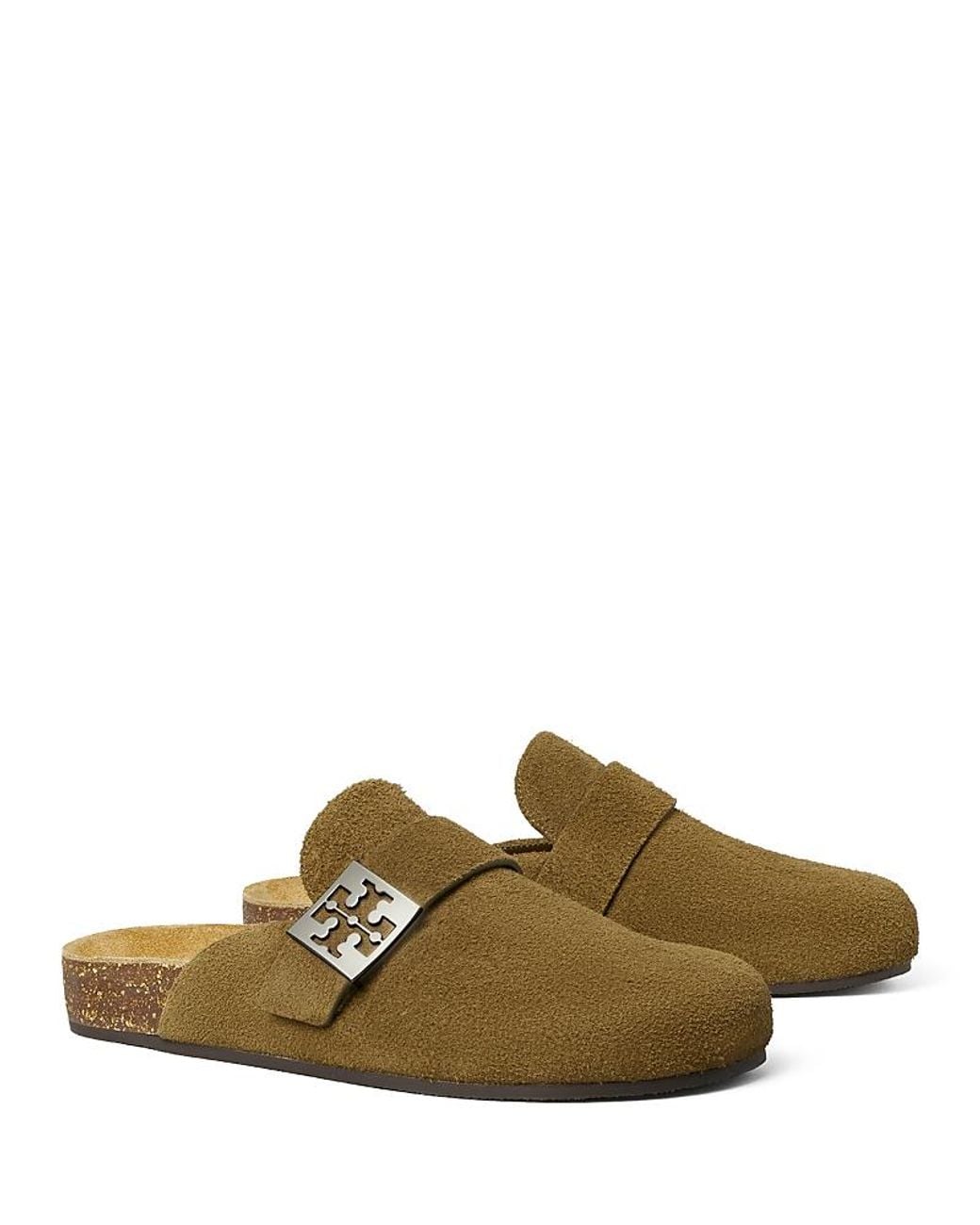 Tory Burch Green Mellow Mules