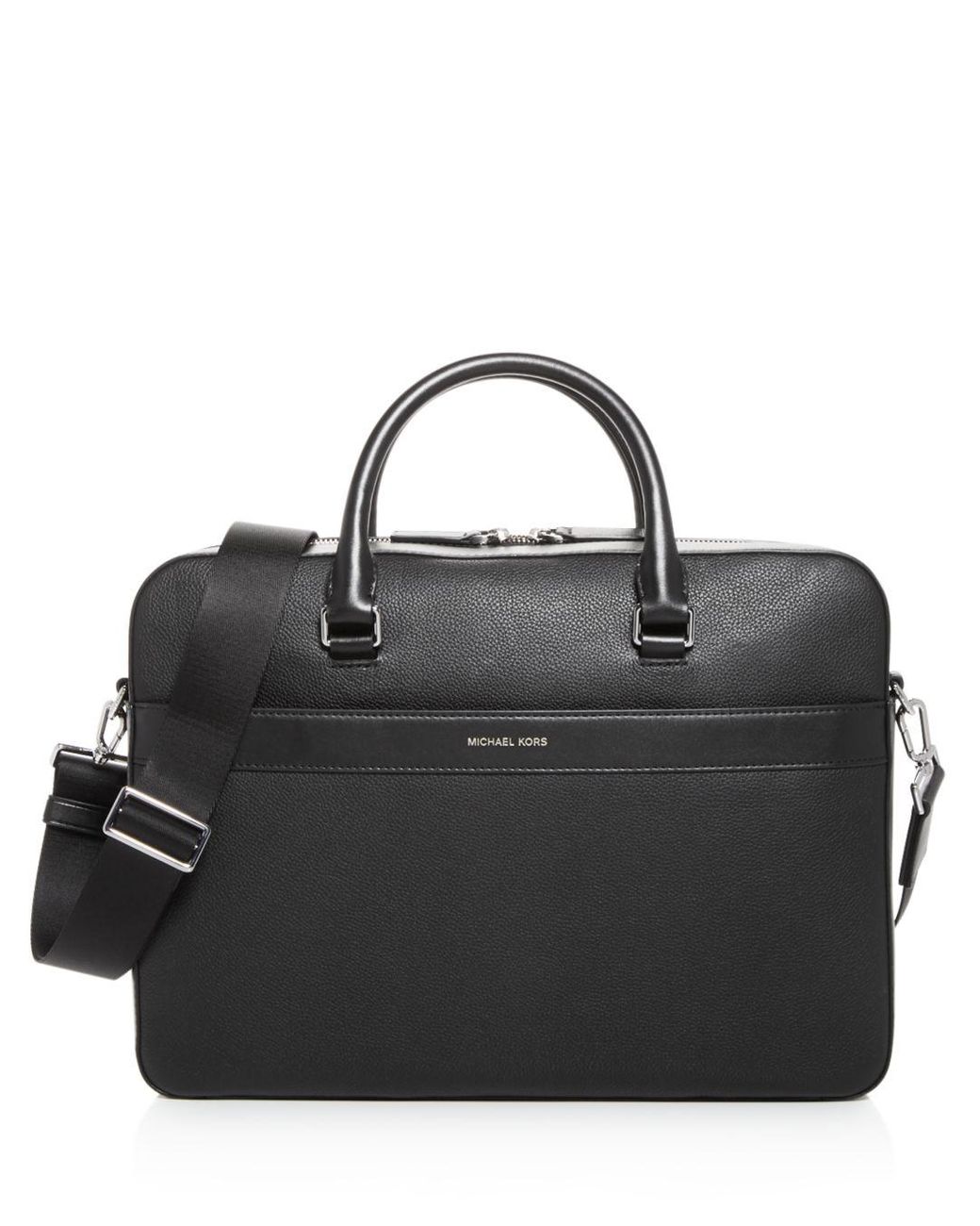 Michael Kors Mason Explorer Briefcase in Black for Men Lyst