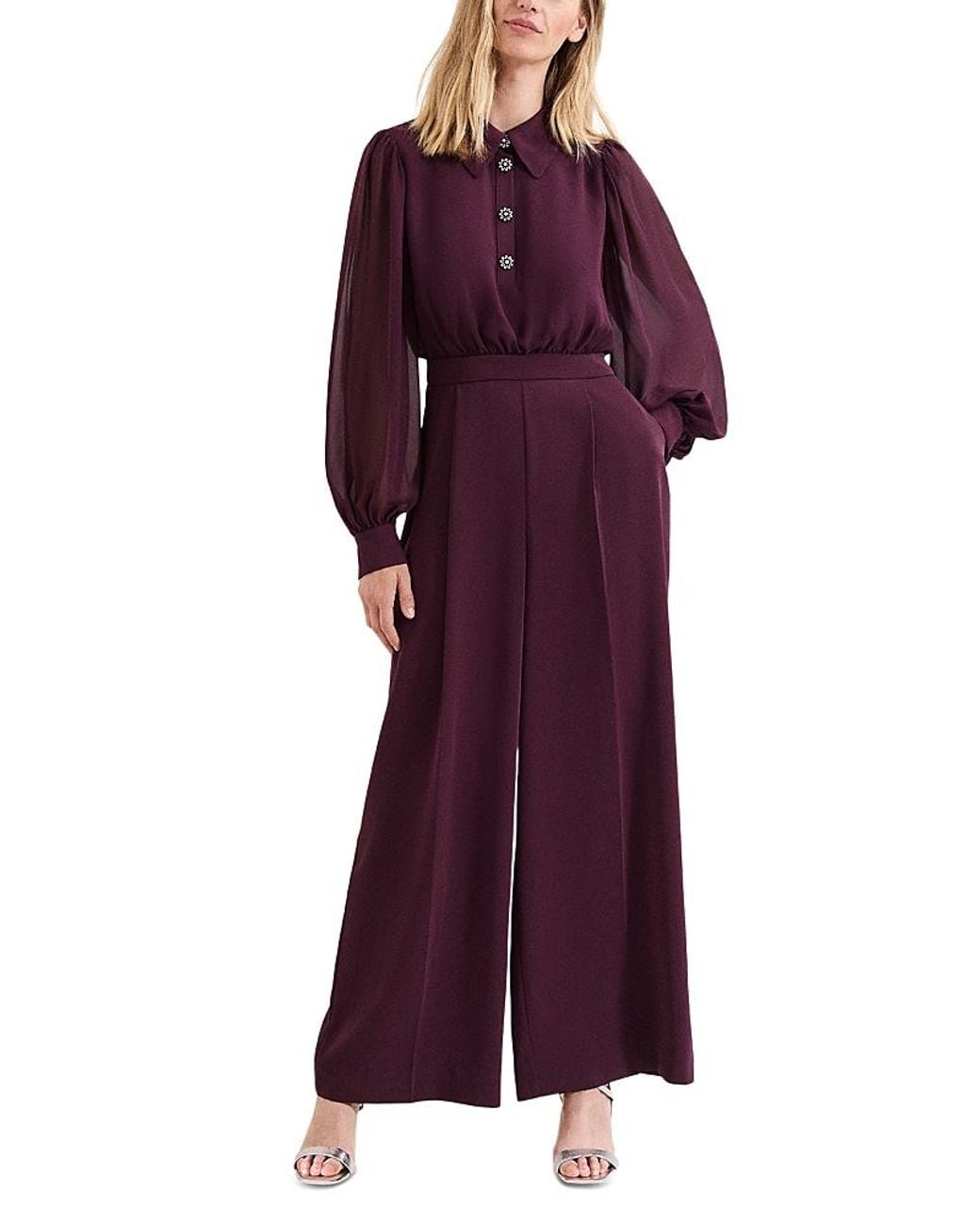 Phase Eight Purple Emily Jumpsuit