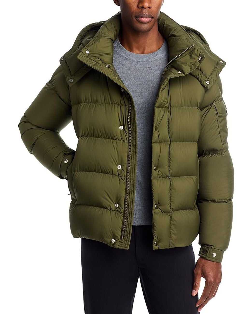 Moncler Green Maya 70 Puffer Jacket for men