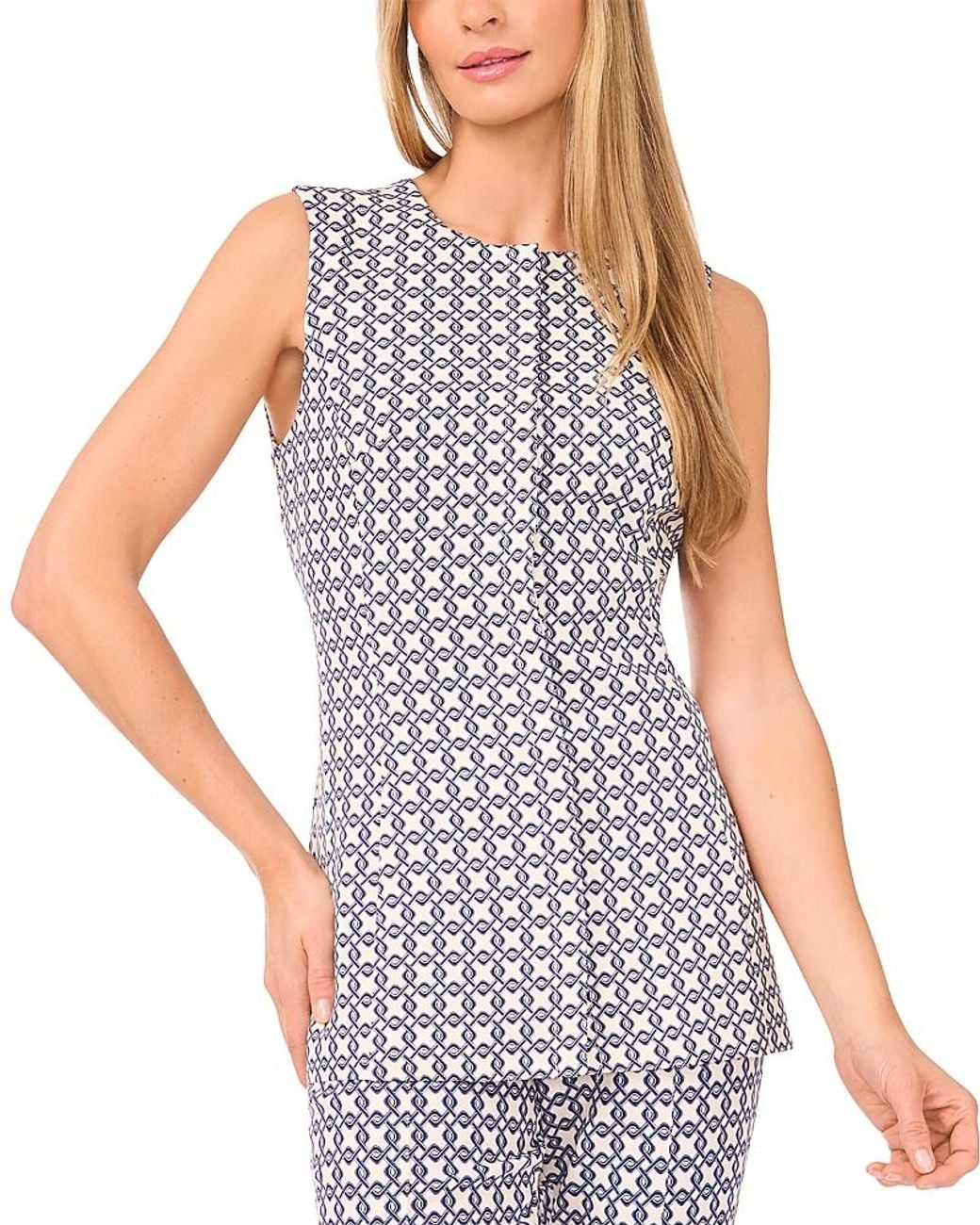 Ted Baker Gray Sleeveless Tunic