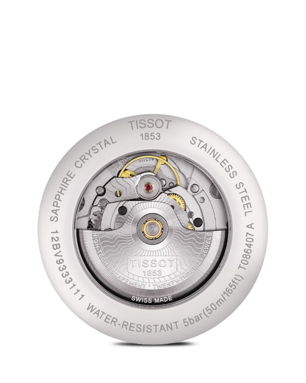 Tissot Powermatic 80 Watch in Black for 