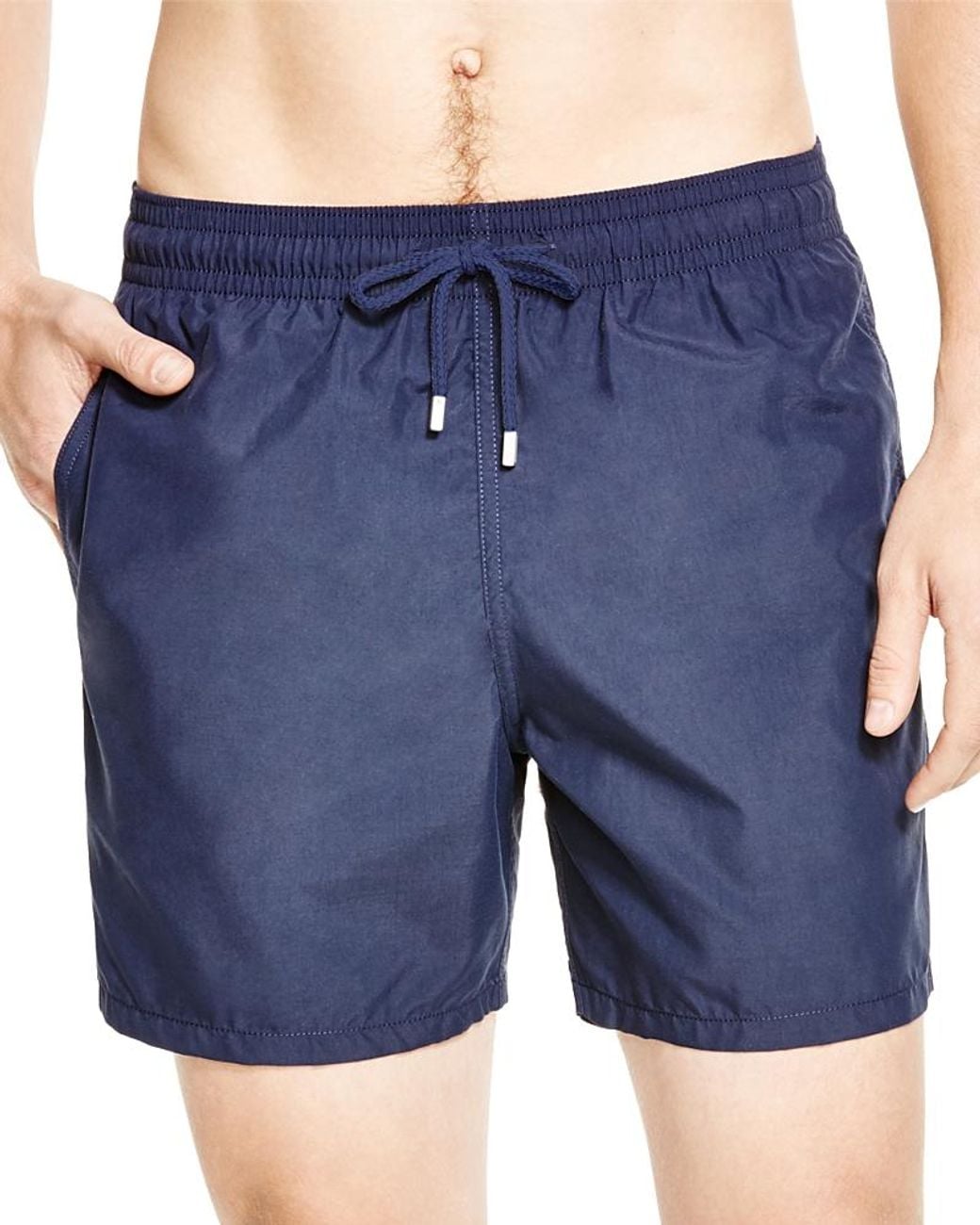 Vilebrequin Blue Moorea Solid 6 Swim Trunks for men