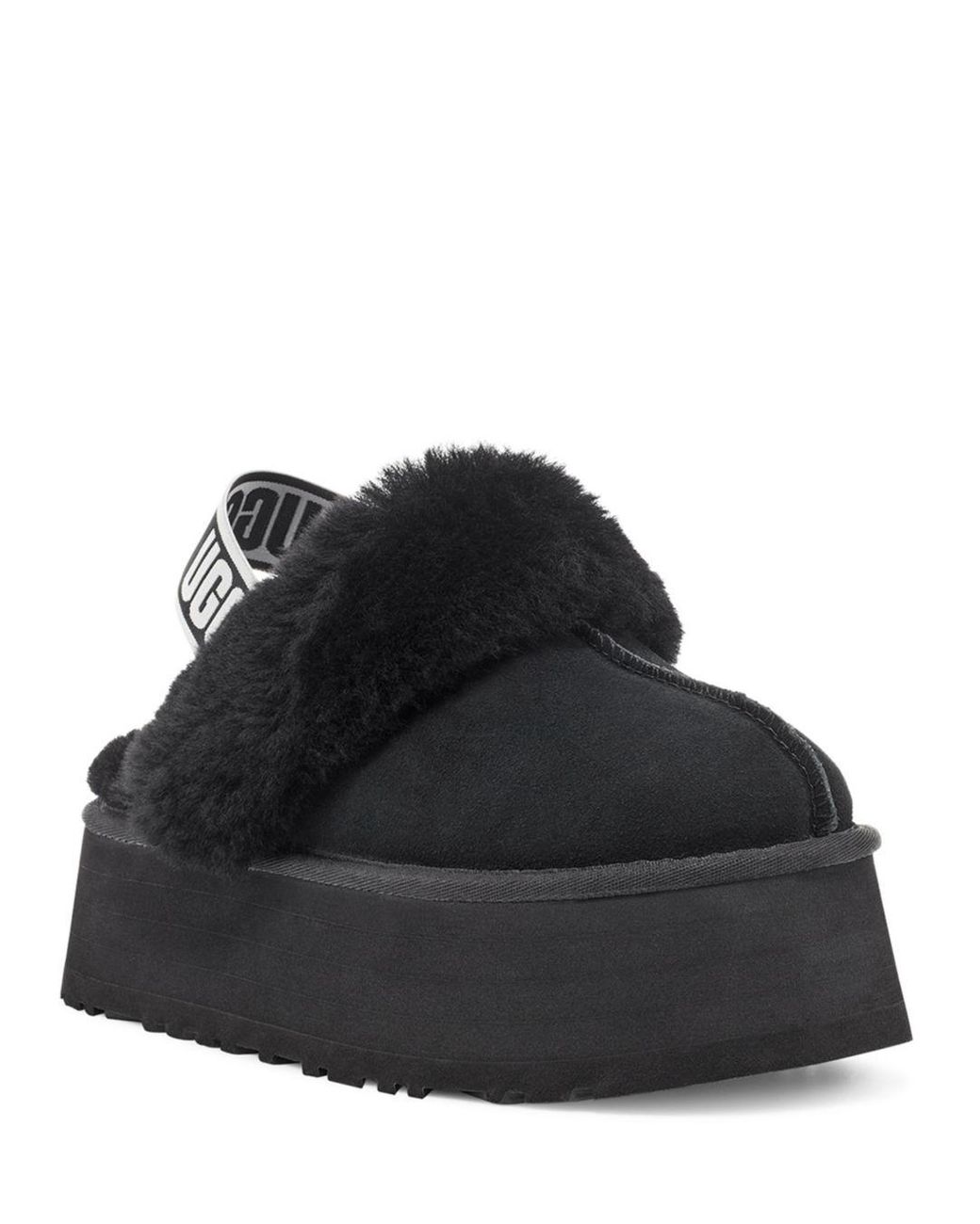 platform ugg slippers brown