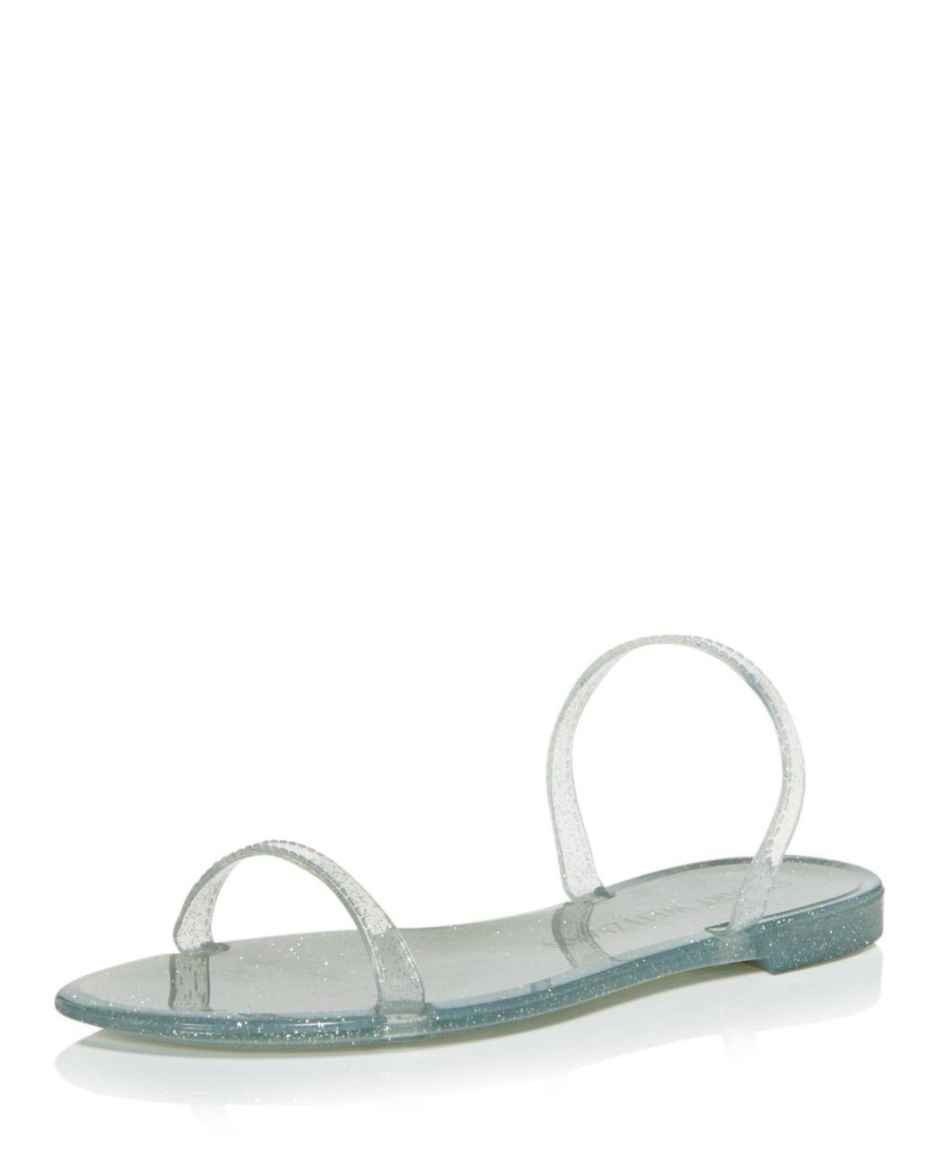 stuart weitzman women's sawyer jelly slide sandals