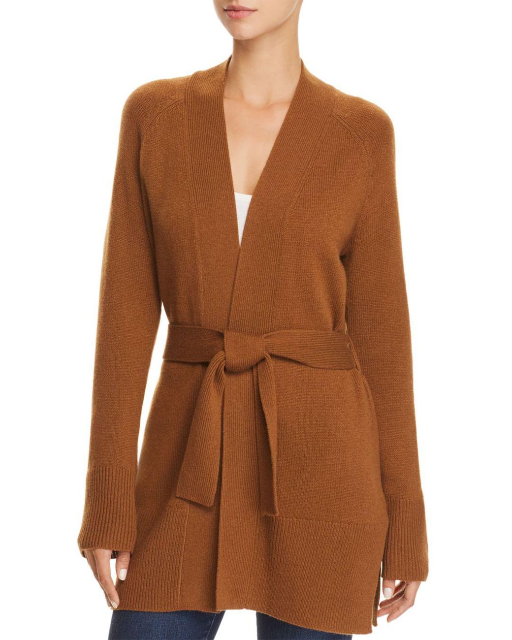Theory Malinka Belted Cashmere Cardigan 