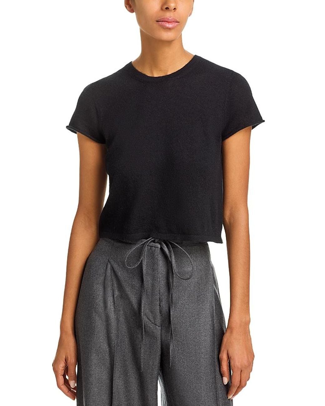 ATM Black Pre Schoolboy Cashmere Tee