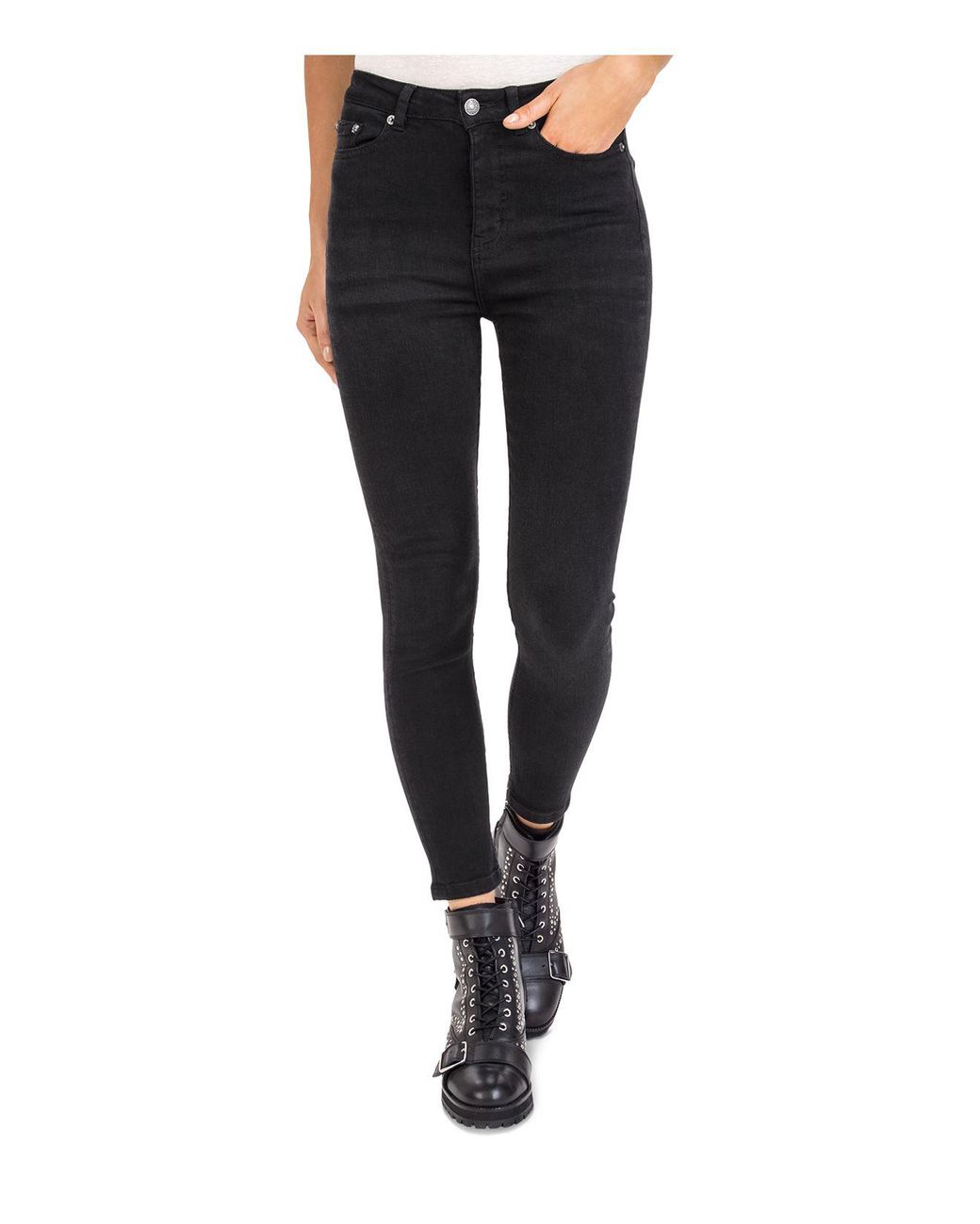 The Kooples Franky Skinny Jeans in Black | Lyst