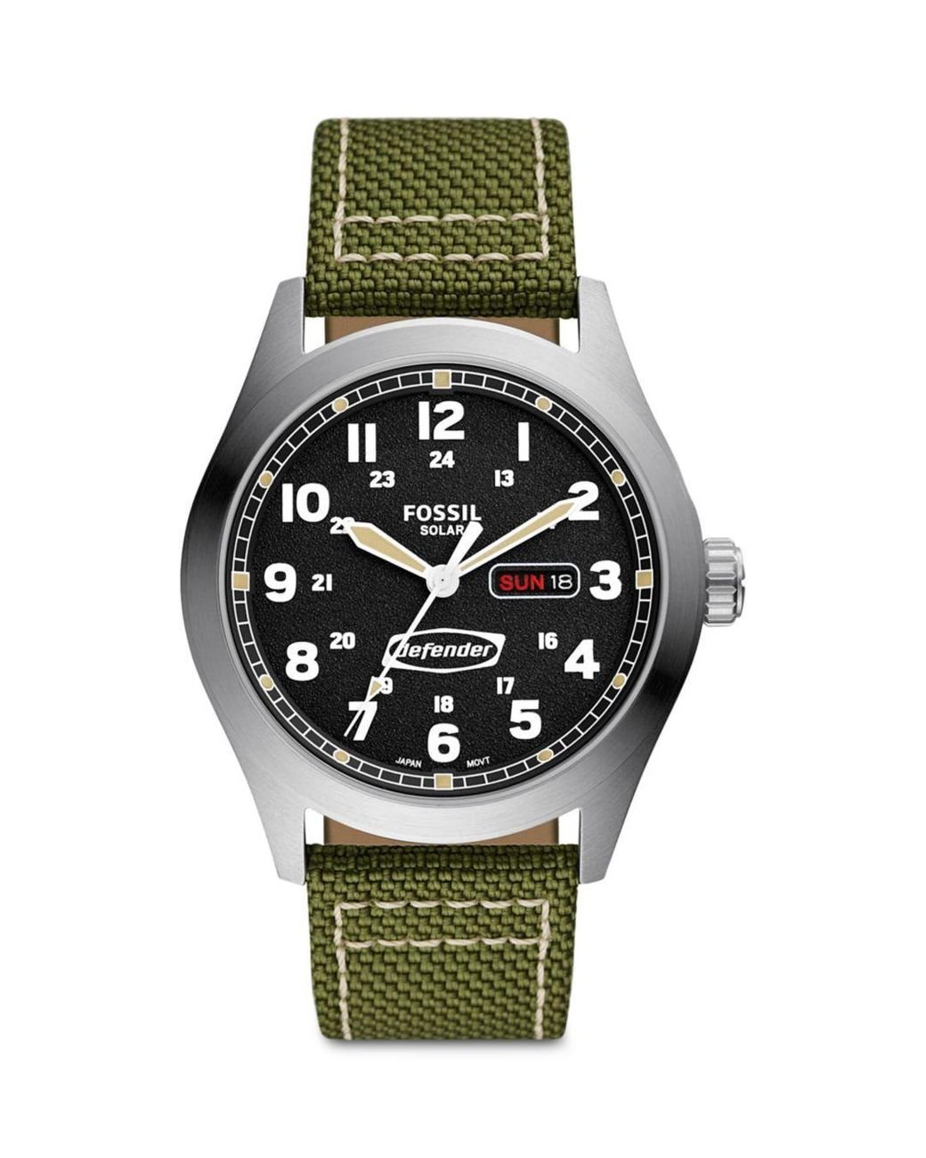 Fossil Defender Watch in Green for Men Lyst