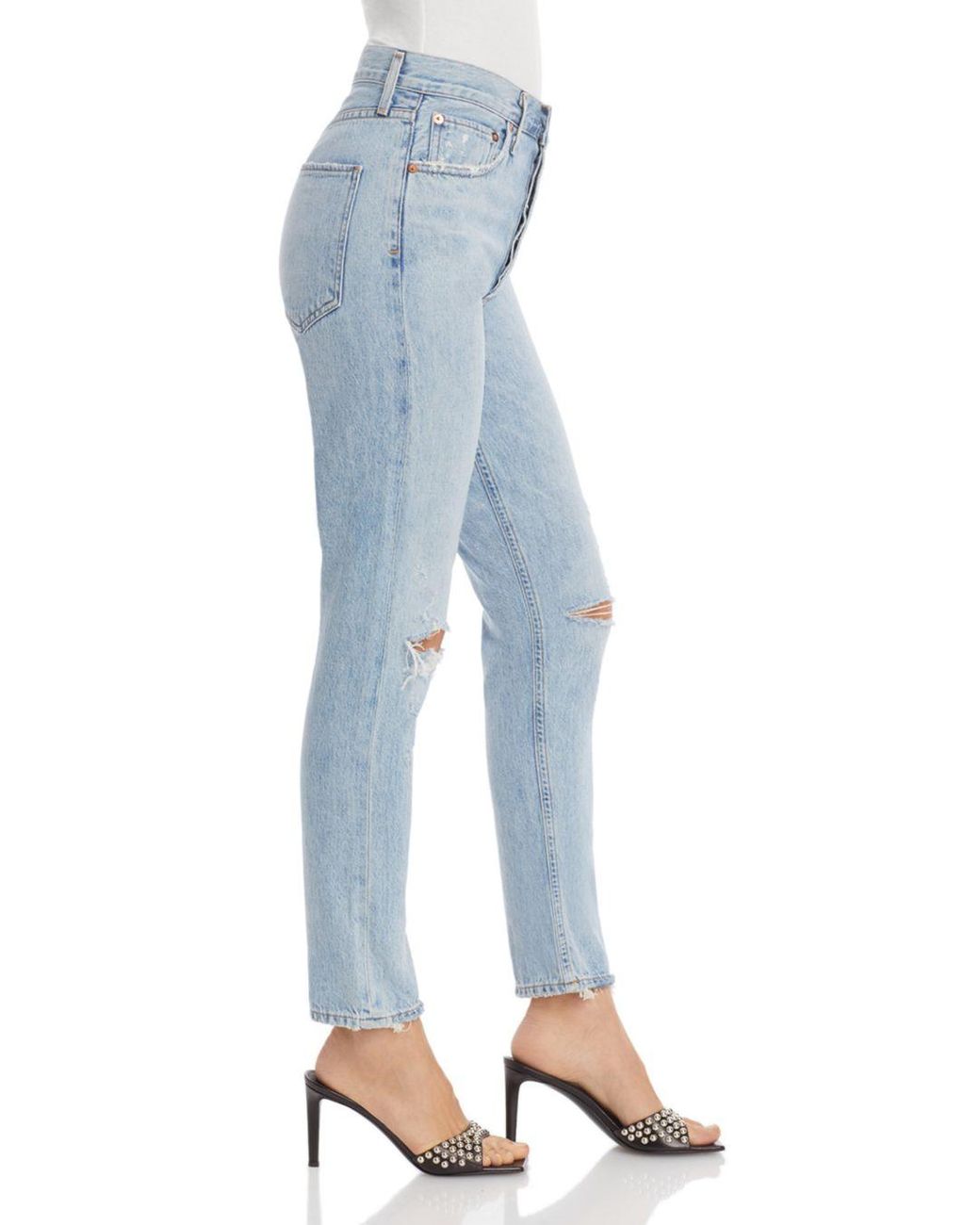 Agolde Jamie High Rise Classic in Blue 